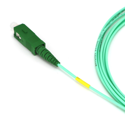 Simplex ottico 1.5m 3.5mm di Aqua Fiber Patch Cable White 1.6mm 2.0mm