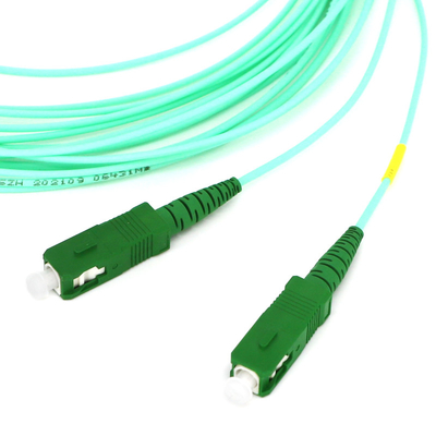 Simplex ottico 1.5m 3.5mm di Aqua Fiber Patch Cable White 1.6mm 2.0mm