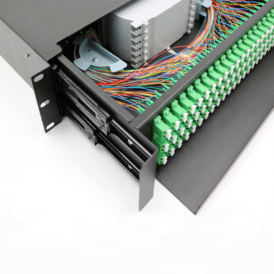 I centri a fibra ottica del quadro d'interconnessione della scatola di termine del supporto di scaffale di Sc/Fc/St/Lc 12-24