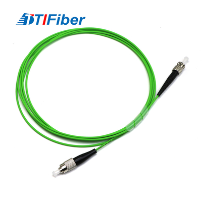50 / simplex misto a fibra ottica del cavo di toppa di 125um LSZH OM5 FC-ST DX