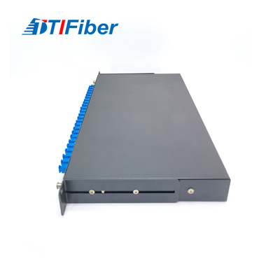 Contenitore terminale a fibra ottica di supporto di scaffale di Ftth Sc/Fc/St/Lc con il rivestimento di 0.9mm