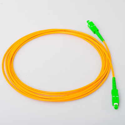 FTTH usano 9/125 1 di 2 semplici modo a fibra ottica del cavo di toppa dello Sc dei 3 tester il singolo