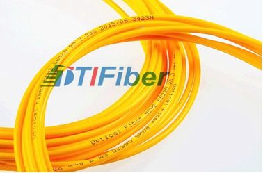 Rivestimento giallo del PVC di toppa di FC/APC-FC/APC di simplex a fibra ottica 3.0mm del cavo