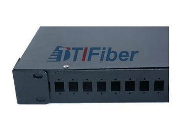 1U quadro d'interconnessione del supporto di scaffale del porto di fibra ottica 12 per l'adattatore di simplex dello Sc