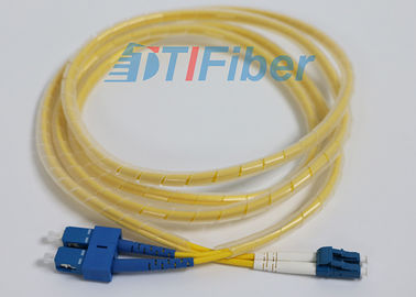 LC alla fibra a fibra ottica di singolo modo del cavo di toppa dello Sc - la toppa ottica conduce per la rete di FTTH
