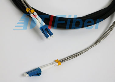 Cavi di toppa a fibra ottica duplex monomodali con il cavo LC/UPC dell'armatura a LC/a UPC