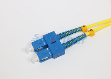 Cavo di toppa a fibra ottica del duplex di singolo modo con i connettori FC/PC a Sc/PC