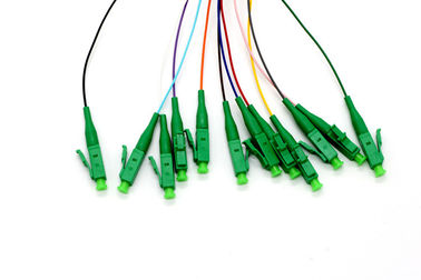 9/125 di connettore monomodale di LC APC dei cavi di toppa delle trecce della fibra 3 anni di garanzia
