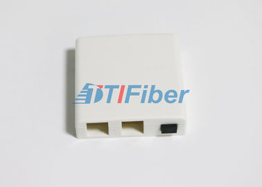 Scatola di termine del cavo a fibre ottiche della rete FTTH fissata al muro con l'adattatore/trecce