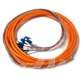 Treccia a fibra ottica OM1 OM2 3M di multi modo di FTTH SC-APC con il rivestimento arancio