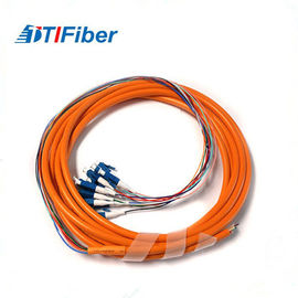 Treccia a fibra ottica OM1 OM2 3M di multi modo di FTTH SC-APC con il rivestimento arancio
