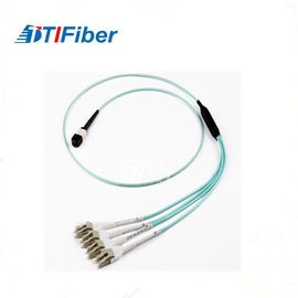 4G/5G MPO - il cavo della toppa della fibra mista di LC, toppa della fibra OM3 conduce la durata della vita lunga
