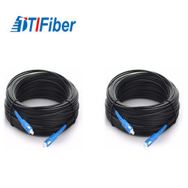 La treccia a fibra ottica impermeabile 2-24 svuota monomodale con i connettori di LC UPC/Sc UPC