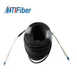 La treccia a fibra ottica impermeabile 2-24 svuota monomodale con i connettori di LC UPC/Sc UPC