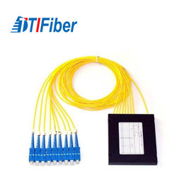 55 progettazione compatta di attenuazione di riflessione a fibra ottica del separatore FTTH 1x2 55/50 di direzionalità