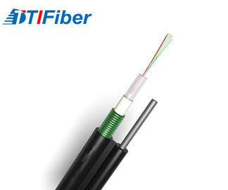 Figura 8 cavo della rete di fibra ottica, corazzato d'acciaio di fibra ottica di GYFTC8S di multi modo