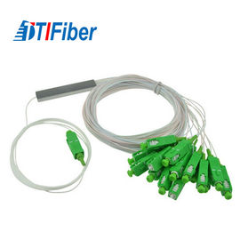 connettore a fibra ottica d'acciaio di UPC del PC del cavo SC/APC del separatore 2.0mm della metropolitana di 1X8 1x16