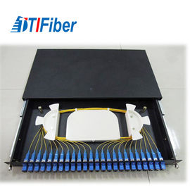 Supporto di scaffale che impiomba lo Sc a fibra ottica del centro del quadro d'interconnessione della scatola di termine FTTH 24
