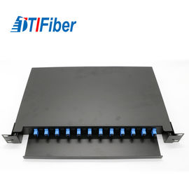 Tipo scorrevole adattatore del quadro d'interconnessione della scatola a fibra ottica di termine dello Sc del centro di FTTH 12