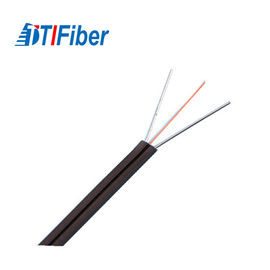 2 rivestimento a fibra ottica FTTH all'aperto autosufficiente del cavo TTI LSZH della rete del centro