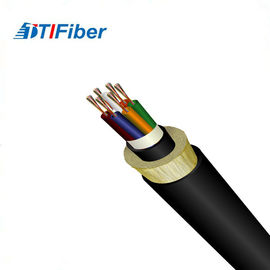 Cavo a fibre ottiche 12 di singolo modo 48 96 guaina di densità PE/HDPE della fibra di Adss del centro alta
