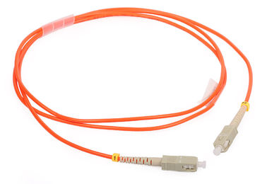 Cavo di toppa duplex misto della fibra dello Sc/FC/LC con il cavo arancio di colore