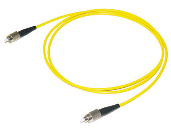 Cavo di toppa della fibra di FC con cavo giallo, MP, fibra ottica di millimetro