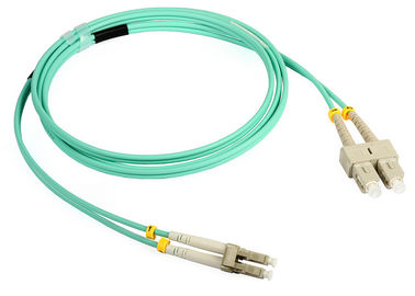 Duplex monomodale a fibra ottica serializzato del cavo di toppa di LC-SC, PC/UPC/APC
