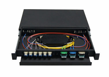 una lan di 4 porti/scatola terminale a fibra ottica scorrevole PALLIDA per la rete di FTTH