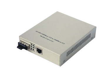 Convertitore a fibra ottica di media di Ethernet di gigabit