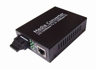 Scelga/convertitore a fibra ottica doppio di media con mezzo/pieno duplex