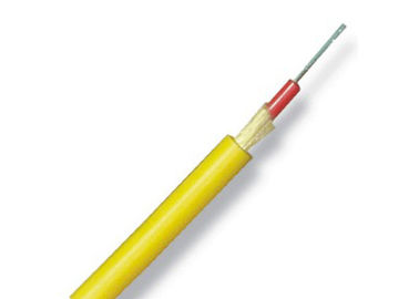 Cavo a fibre ottiche dell'interno semplice per la rete di telecomunicazione, giallo