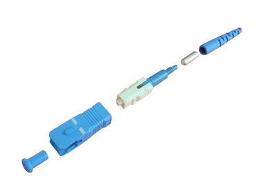 Blu/verde che alloggia il connettore ottico dello Sc di 3.0mm per la comunicazione di fibra ottica