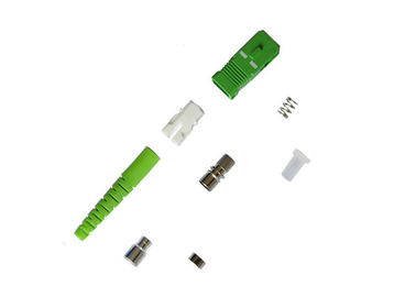 Blu/verde che alloggia il connettore ottico dello Sc di 3.0mm per la comunicazione di fibra ottica