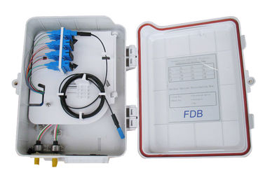 Scatola di distribuzione a fibra ottica di 16 gocce di FTTH, scatola di distribuzione fissata al muro del separatore di SpA