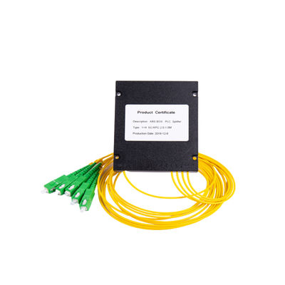 Separatori a fibra ottica dello SpA del separatore 1x4 del connettore dello Sc APC 1650 nanometro