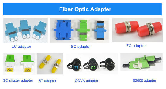 Otturatore ottico dell'adattatore di Lc della st Fc della fibra della fibra monomodale dell'adattatore