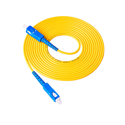 Simplex su ordinazione ottico del cavo di toppa dei cavi a fibre ottiche di singolo modo dello Sc