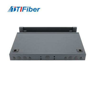 Sc/Fc/supporto scaffale di Lc/della st che impiomba il quadro d'interconnessione a fibra ottica il centro di 1U 12 - 24