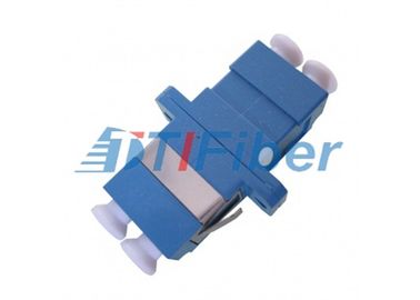 Manica ceramica di colore delle Telecomunicazioni del duplex dell'adattatore a fibra ottica blu di LC