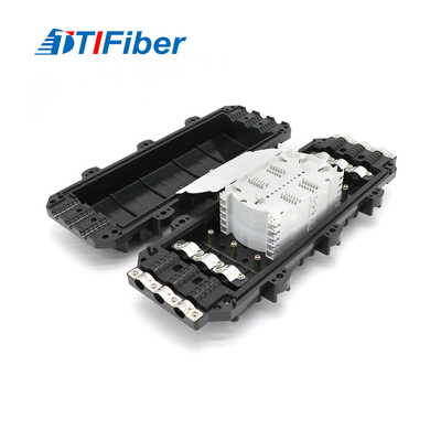 Chiusura a fibra ottica 12 della giuntura di FTTH FTTX 24 48 96 144 un tipo orizzontale dei 288 centri