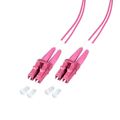 Cavo di toppa porpora della fibra di Jumper Multimode OM4 50/125um