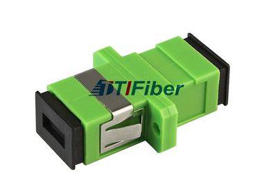 Adattatore/accoppiatore a fibra ottica monomodali semplici di telecomunicazione SC/APC