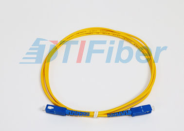 Cavo di toppa a fibra ottica monomodale di simplex LSZH per lo Sc/APC della rete 2.0mm di FTTH
