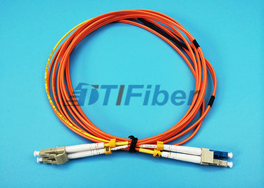 MP LC al cavo di condizionamento della toppa della fibra di toppa di millimetro LC di modo a fibra ottica del cavo - 1 metro