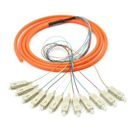 Il cavo di toppa di fibra ottica monomodale della st LC cabla con approvazione del CE/ROHS
