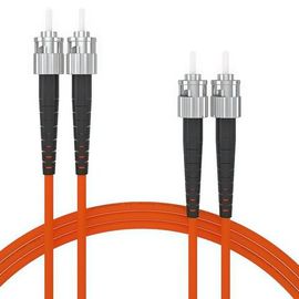 Il cavo di toppa a fibra ottica arancio di OM1 OM2 OS1 OS2 IL millimetro SX DX multiconduttore può essere personalizzato