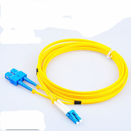 LC - cavo di toppa a fibra ottica di comunicazione di LC, rosa giallo arancione dell'acqua