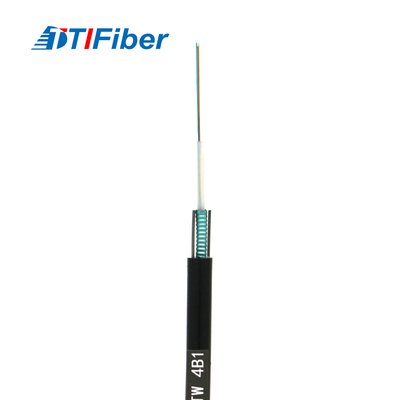 Cavo in fibra ottica 12 core 24 core 48 core SM G652D Diametro esterno 7,0 mm filo d'acciaio PE nero cavo in fibra