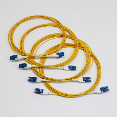 Cavo patch in fibra LC Uniboot Zip Cod monomodale G657.A1 BendInsensitive Duplex 2 mm LSZH a bassa perdita 0,15 dB